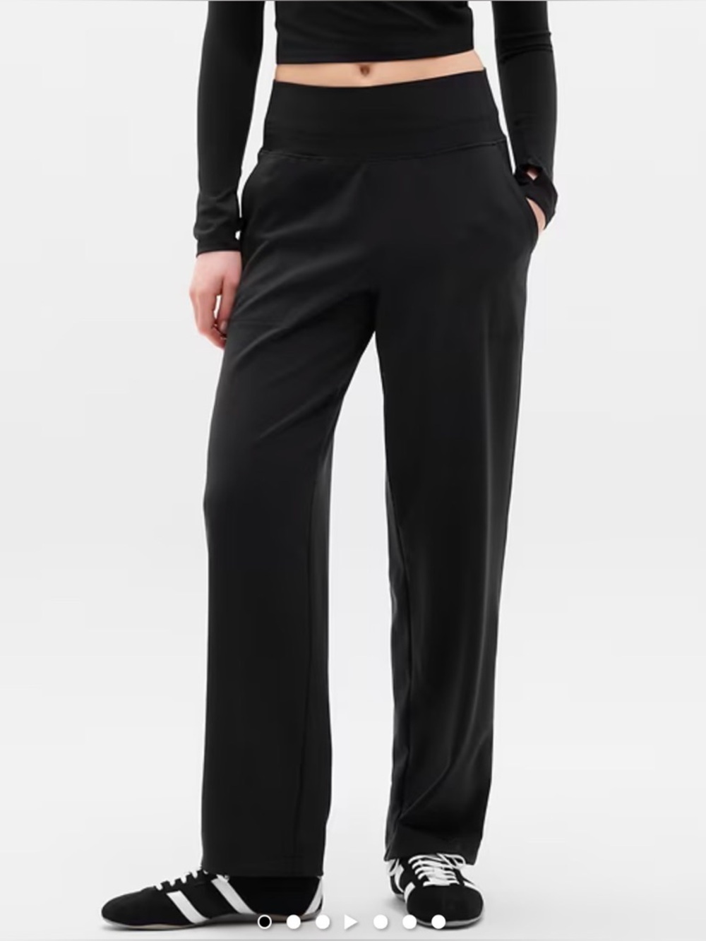 NWT Venice Straight Leg Black Pant Sz Small (#860874)